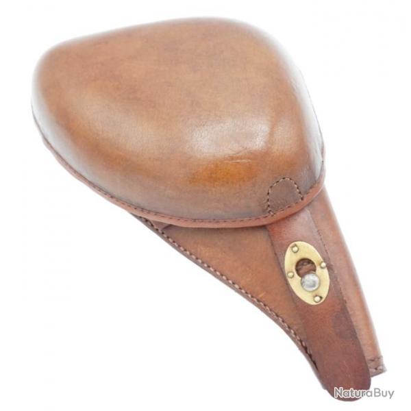 Etui cuir jambon pour revolver 1892 brun