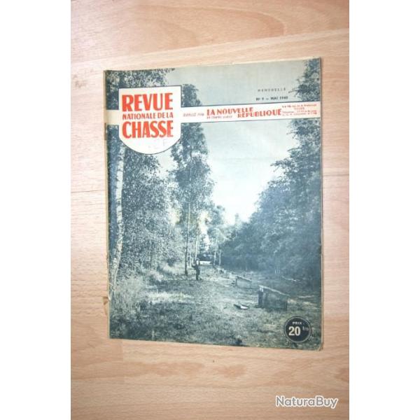 REVUE NATIONALE DE LA CHASSE n9 de MAI 1948 -  (d9o174)