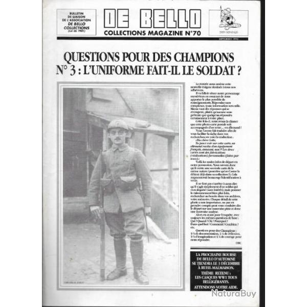 de bello collections magazine du numro 70 au numro 79 , guerre 1914-1918, 1939-1945