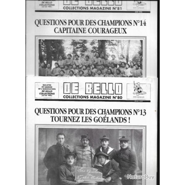 de bello collections magazine du numro 80 au numro 89 , guerre 1914-1918, 1939-1945