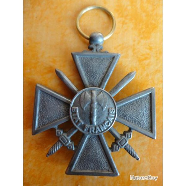 Croix De Guerre "Etat Franais"  repro