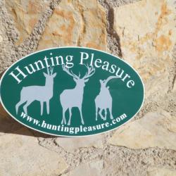 Superbe autocollant "Hunting Pleasure"