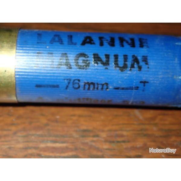Douille Verona clever en plastique bleu - lalanne Magnum - calibre 12 - chambr en 76mm