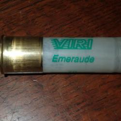 Douille Viri en plastique transparent - Emeraude - calibre 12 - chambré en 70mm