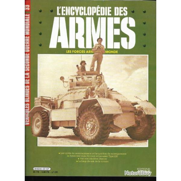 vhicules blinds de la seconde guerre mondiale  . encyclopdie des armes. atlas , automitrailleuses