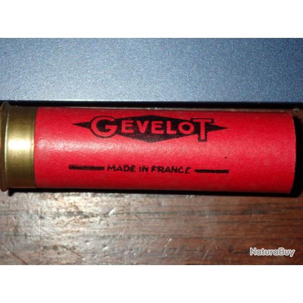 Douille pour collection Gevelot amorc en carton rouge - calibre 16 - chambr en 65mm