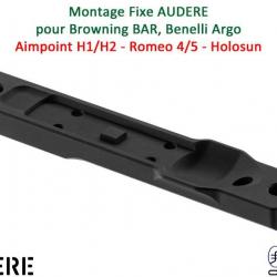 Montage Fixe AUDERE pour BAR, ARGO - base Micro H1/H2