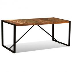 Table de salon salle à manger design Bois de récupération massif 180 cm 0902184
