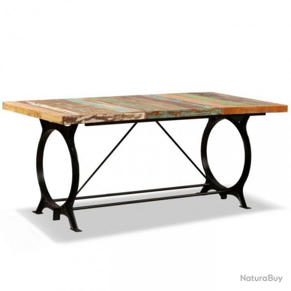 Table de salon salle  manger design bois de rcupration massif 180 cm 0902185