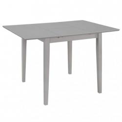 Table de salon salle à manger dîner design extensible gris 80-120 cm mdf 0902270
