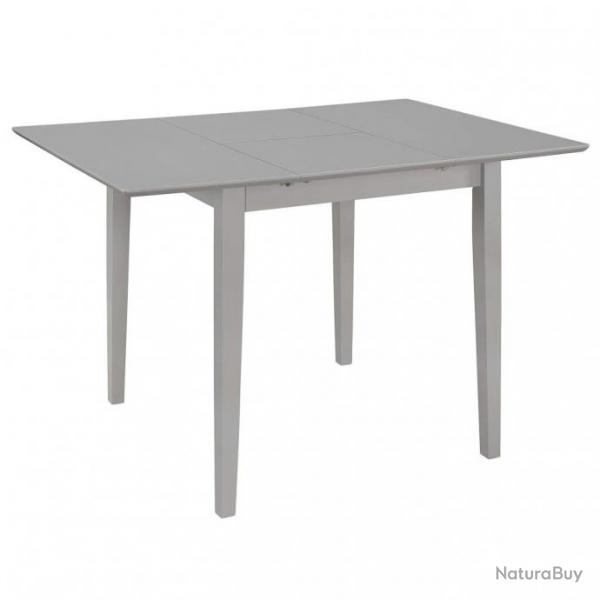 Table de salon salle  manger dner design extensible gris 80-120 cm mdf 0902270