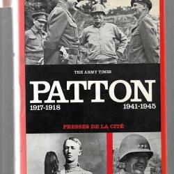 patton 1917-1918 1941-1945 par les éditeurs de army times avec jaquette + dvd patton