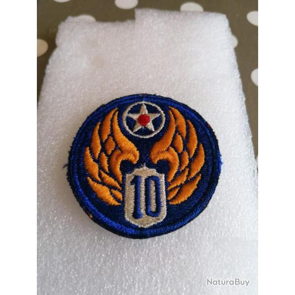 Patch armee us 10th US ARMY AIR FORCE WW2 ORIGINAL