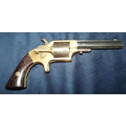 Rare revolver Plant's Mfg Co front Loading Pocket Revolver patent 1859