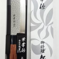 Couteau de Cuisine Kanetsune Usubagata Lame Acier Daido DSR-1K6 Manche Bois Made In Japan KC953