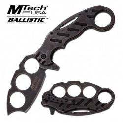 Couteau militaire de combat Poing americain lame fixe 9.4 cm