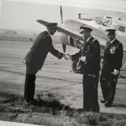 Album de photos originales d'un officier BA112 Reims depuis 1940...140 photos dont General De Gaulle