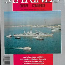 marines guerre et commerce n 16 , les navires hopitaux français , cuirassé brennus, le triomphant