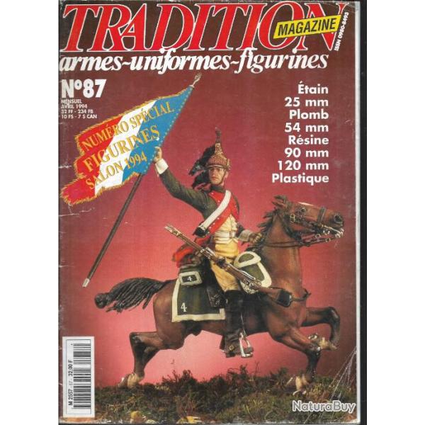 Tradition magazine n87 , numro spcial figurines salon 1994,