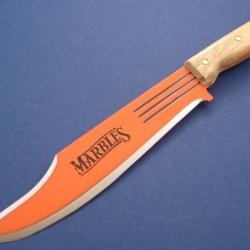 Machette Marbles Orange Jungle Bowie Machet Kukri Carbone 1070 Made El Salvador MR310410