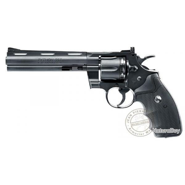 Revolver  plombs 4,5 mm BB CO2 UMAREX - COLT Python - Noir (Inf.  3 Joules) 6"