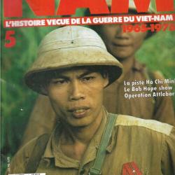 lot de 4 revues nam 5 , guerre du vietnam my lai, hamburger hill, b-52, hélicoptères, viet-cong