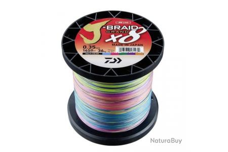Tresse Daiwa J Braid X8 Multicolore