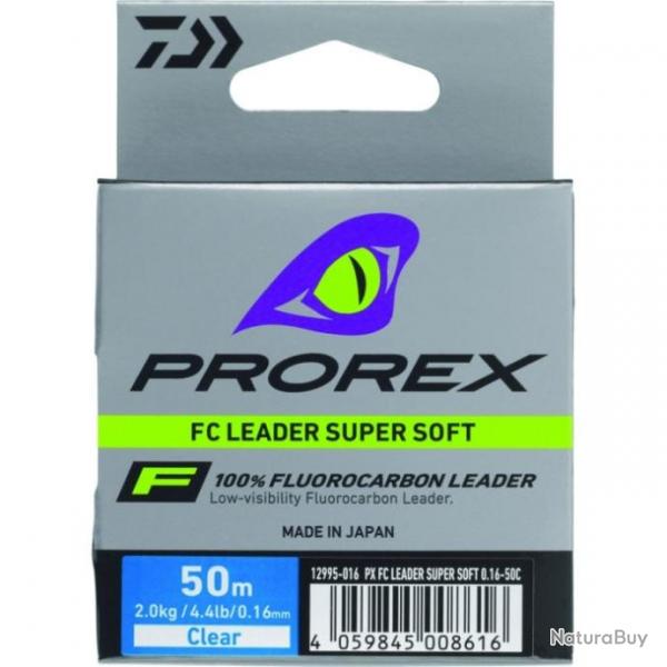 Fluorocarbone Daiwa Prorex FC Leader Super Soft 14/100 - 1,7 kg / 50 - 14/100 - 1,7 kg / 50 m