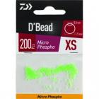 Perles Micro Beads phospho Daiwa D'Bead - XS / Vert