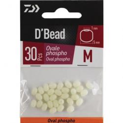 Perles Ovales Phosphoresentes Daiwa D'Bead S / Phosho - S / Phosho