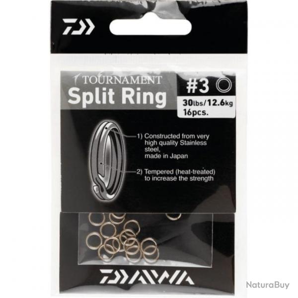 Anneaux briss Daiwa Tournament Split Ring N1 - N1