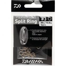 Anneaux brisés Daiwa Tournament Split Ring N°1 - N°2
