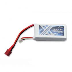 Batterie LiPo 3S 1300mAh 11.1V 40C Dean T