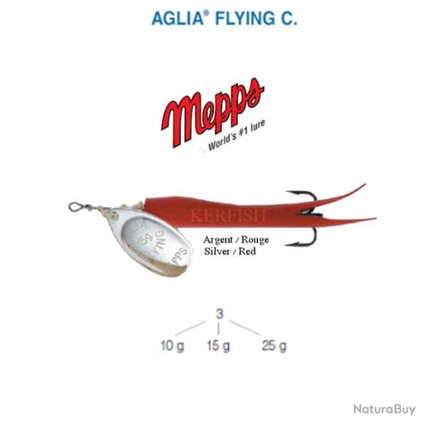 AGLIA FLYING C. MEPPS 10 g Rouge Argent