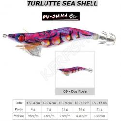TURLUTTE SEA SHELL FU-SHIMA Dos Rose 2.5 - 9 cm