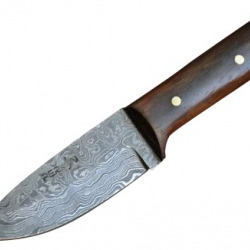 Couteau de chasse fait main personnalisé Damas  avec gaine et affûteur