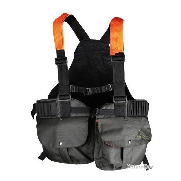 Gilet harnais multipoches kaki SOMLYS