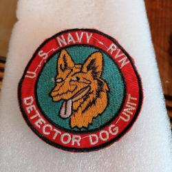 Patch armee us US NAVY DETECTOR DOG UNIT ORIGINAL