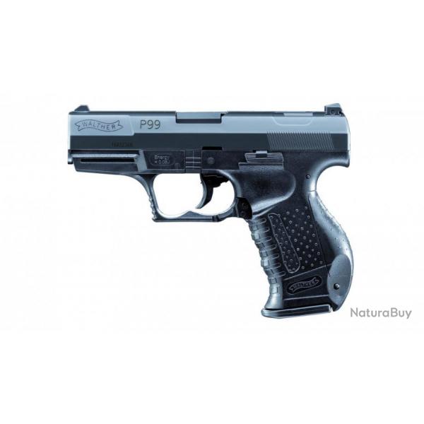 Rplique pistolet  ressort Walther P99 Noir 0,08J