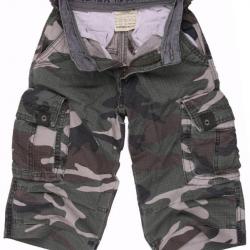 PANTACOURT DELAVE ENFANT CAMOUFLAGE CAMO WOODLAND FOSTEX AIRSOFT