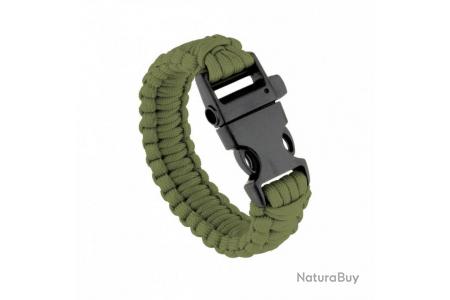 Bracelet de Survie Outdoor Tress/é Bracelet Rope Corde Nylon avec Fermoirs en Acier Inoxydable kitteny paracorde Bracelet