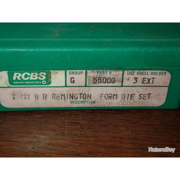 Die Set RCBS - 7mm BR Rem - 3 outils - dans leur boite