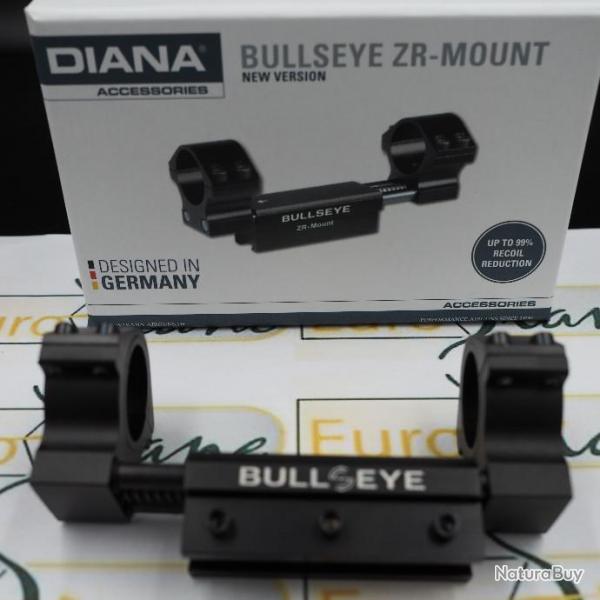 Montage anti-recul Diana Bullseye ZR diamtre 30, pour carabine  air comprim, sur rail de 11/12 mm