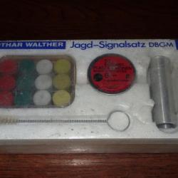Kit réducteur de balle Calibre 20 vers 6mm - test de visée - Lothar Walther - Jadg Signalsatz