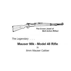 Notice pour le fusil Mauser K98