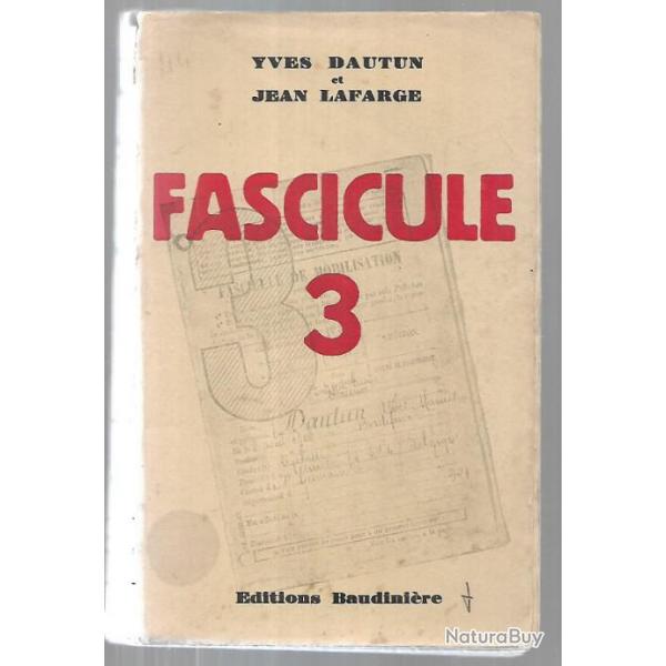 fascicule 3 d'yves dautun et jean lafarge , 1938 crise en europe