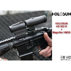 Pack Holosun - Point Rouge HS503R + Magnifier HM3X