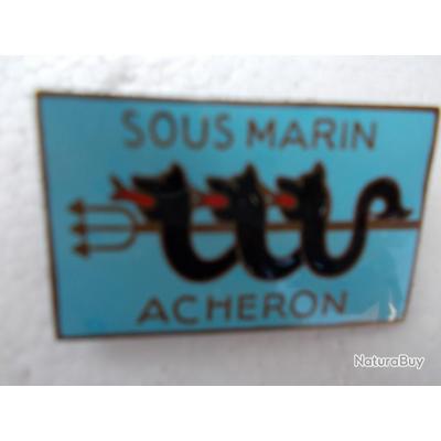 Insigne Sous Marin Acheron Bon Tat Insignes En Tissu Patchs