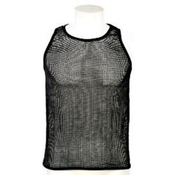 DEBARDEUR / MARCEL / TEE SHIRT SANS MANCHE 100 % COTON MAILLE NOIR FOSTEX