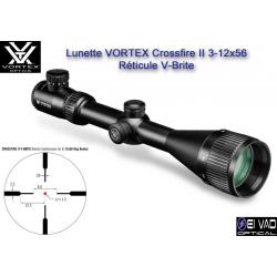 Lunette VORTEX Crossfire II 3-12x56 - Réticule lumineux V-Brite